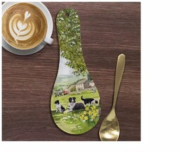 PODSTAWKA POD SZTUĆCE OCIEKACZ NA ŁYŻKI Psy pasterskie Collie i owce