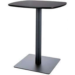 Stół Barowy Salonowy Stolik Kwadratowy Mini Bar 60x60 Czarny Signal