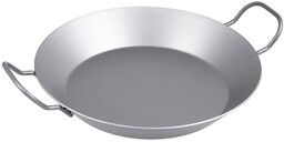 CHG Zestaw żelaznej patelni z 2 uchwytami, grubość 2 mm, żelazko, inna, średnica 28 cm