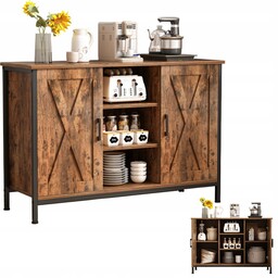 Kredens Szafka Boczna Z Otwartymi Półkami Komoda Vintage Kuchnia Salon Loft