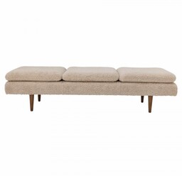Bloomingville PIONE Leżanka w Tkaninie Boucle / Beżowa