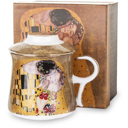 Kubek z zaparzaczem Gustav Klimt The Kiss 11,5x12x9 85380