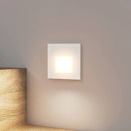 Oprawa wpuszczana LED Arcchio Vexi, 7,8 cm x cm, biała, CCT Vexi Arcchio, możliwość ściemniania, biały / opal, salon / jadalnia, aluminium, nowoczesny