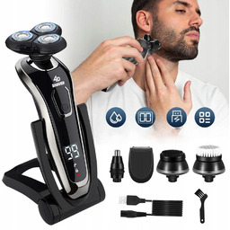 Elektryczna Golarka Męska 5W1 Wielofunkcyjna Do Golenia I Strzyżenia