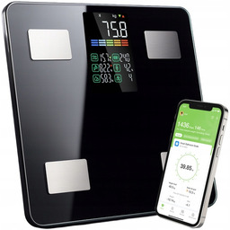 Elektroniczna waga łazienkowa analityczna Lite bluetooth pomiar tkanki Bmi