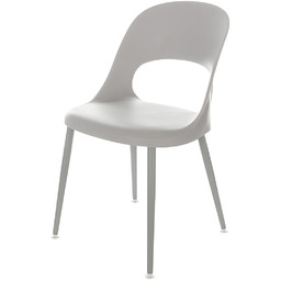 Krzesło Aria light grey, 47 x 50 x 82 cm
