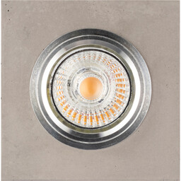 Vitar Square Lampa Sufitowa Incl.1xLED GU10 6W Szary/Chrom 2515136