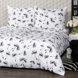 4Home Pościel bawełniana Dandelion, 140 x 200 cm, 70 x 90 cm