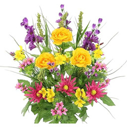 Admired By Nature Sztuczny krzew, tworzywo sztuczne, mieszanka letnia, L