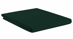 Extrapościel Prześcieradło bawełniane 200x220 1793E zielone butelkowe 71 jednobarwne