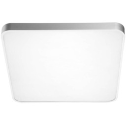 Lampa sufitowa plafon SIERRA LED 40W barwa neutralna szer. 40cm srebrny