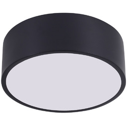 NOWOCZESNA LAMPA SUFITOWA PLAFON CZARNY ORBO D23 LUMINA DECO