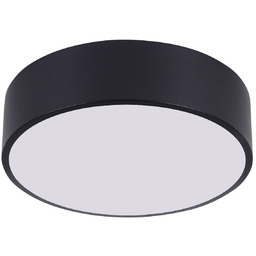 NOWOCZESNA LAMPA SUFITOWA PLAFON CZARNY ORBO D30 LUMINA DECO