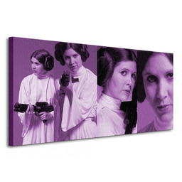 Star Wars Gwiezdne Wojny (Princess Leia Pose) - Obraz na płótnie