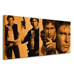 Star Wars Gwiezdne Wojny (Han Solo Pose) - Obraz na płótnie