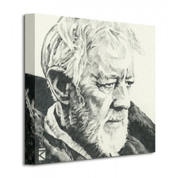 Star Wars Gwiezdne Wojny Obi-Wan Kenobi Sketch - Obraz na płótnie