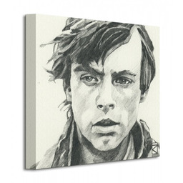 Star Wars Gwiezdne Wojny Luke Skywalker Sketch - Obraz na płótnie
