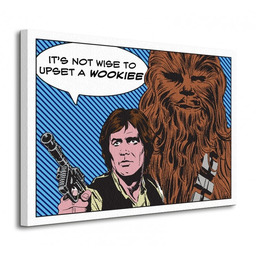 Star Wars Gwiezdne Wojny (Its Not Wise To Upset A Wookiee) - Obraz na płótnie