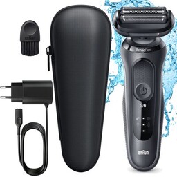 BRAUN Golarka Seria 6 61-N1000S Na mokro i sucho Zyskaj