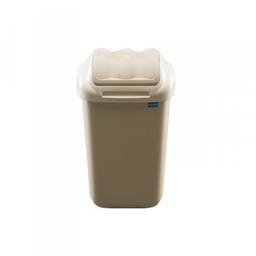 Plafor Sp. Z O.o Kosz na śmieci FALA 30L beżowy (cappuccino)