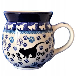 Kubek 500 ml, Kotek, Ceramika Artystyczna Bolesławiec.