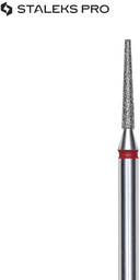 Staleks Frez diamentowy ścięty stożek czerwony EXPERT średnica 1,6 mm/10 mm