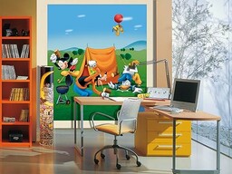 Disney Junior Disney Myszka Miki 2 części zdjęcie mural tapeta do pokoju dziecięcego, papieru, wielokolorowa, 0,1 x 180 x 202 cm