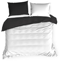 EUROFIRANY Pościel Nova3 180 x 200 cm Biało-czarny