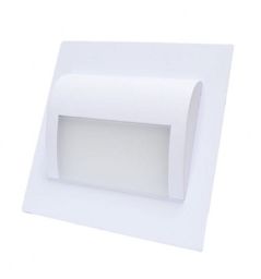 Oprawa schodowa LED 1,2W 12V DECORUS biała zimna - biała