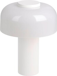 Eglo Ponente Lampa Stołowa Led, Dotykowa Lampka Nocna Na Baterie, Ściemniana, Zewnętrzna, Bezprzewodowa, Ładowana Przez Usb, Metal i Tworzywo Sztuczne w Kolorze Białym, Ciepła/Neutralna Biel, i p44