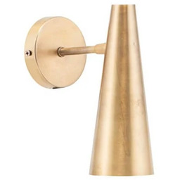 House Doctor - Precise Lampa Ścienna 21Cm z Mosiężnym Wykończeniem