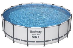 Basen stelażowy Steel Pro MAX 488 x 122 cm szary Bestway