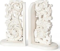 AELS Wytrzymałe podpórki do książek w stylu vintage, dekoracyjne końcówki do ciężkich książek, unikalne rustykalne podpórki do regałów, korek do książek, filmów, płyt CD, dekoracja domu wiejskiego