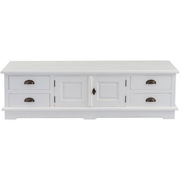 Szafka RTV Brighton 160x40x50cm white, 160 x 40 x 50 cm