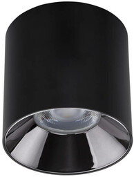 Lampa sufitowa plafon IOS 30W LED 3000K kąt 36 czarny 8728