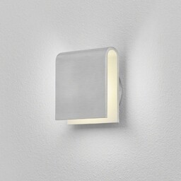 Helestra Cano oprawa wpuszczana ścienna LED, alu, aluminiowy / szary / cynkowy, przedpokój, aluminium, nowoczesny