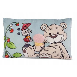 Nici 49448 Maskotka poduszka miś Bendix z lodami 2D 43x25cm Green. Nici