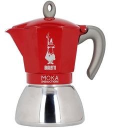 Kawiarka Bialetti New Moka Induction 6 filiżanek - Czerwona