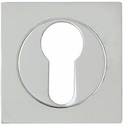 ROZETA KWADRATOWA WKŁADKA QUADRO CHROM LAKIER