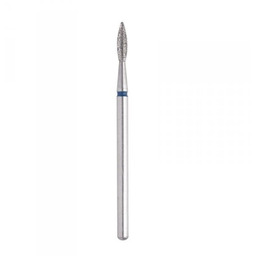 STALEKS Frez do paznokci - diamentowy płomyk 2.1/8mm (niebieski) 1szt