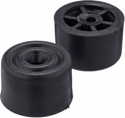 SYSFIX 2310502 stoper do drzwi atnillarle nr 5 w pudełku 10 sztuk z kołkami i śrubami, czarny