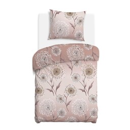 Darymex Pościel flanelowa 140x200 31513/1 beżowa dmuchawce z jedną poszewką Flanelove