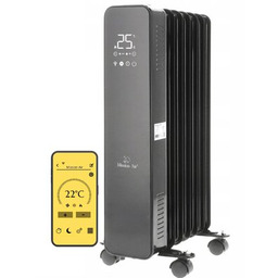 MISSION AIR Grzejnik olejowy Oslo 1500 W Czarny Wi Fi Zyskaj
