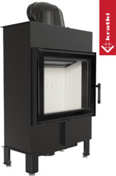Kominek powietrzny stalowy KRATKI LUCY SLIM 8 kW Ø