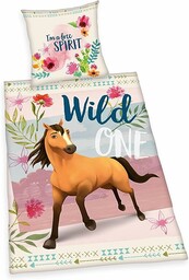 Herding komplet pościeli, poszewka na poduszkę 80 x 80 cm z guzikami i dwustronnym motywem, poszewka na kołdrę 135 x 200 cm, z zapięciem na guziki, 100% bawełna/linon