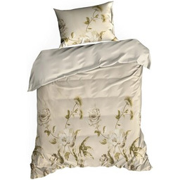 EUROFIRANY Pościel Spring 38 140 x 200 cm Beżowo-oliwkowy
