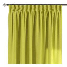 Zasłona na taśmie 140 x 279(+/- 3)cm zielone jabłuszko, 140 x 279(+/- 3)