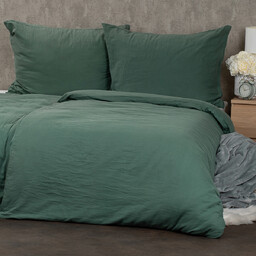 4Home Pościel muślinowa Esmerald, 140 x 200 cm, 70 x 90 cm, zielony
