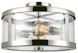 PółPlafon loft Harrow polerowany nikiel FE-HARROW-SF - Elstead