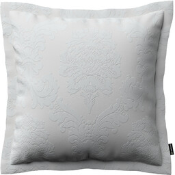 Poszewka Mona na poduszkę, liście akantu na jasno-popielatym tle , 45 x 45 cm, Damasco